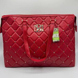 Badgley Mischka Quilted Tote Bag